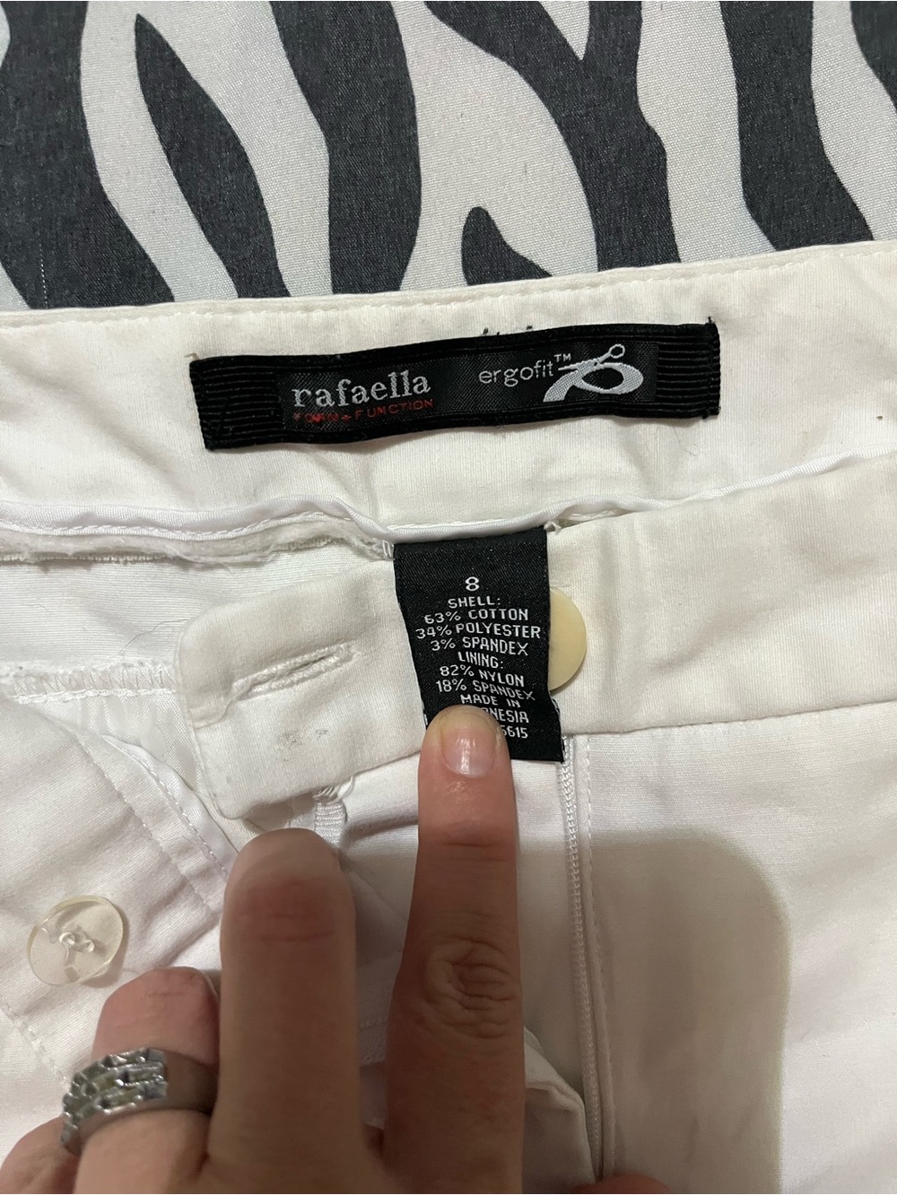 Rafaella White High-Rise Women's Jeans
